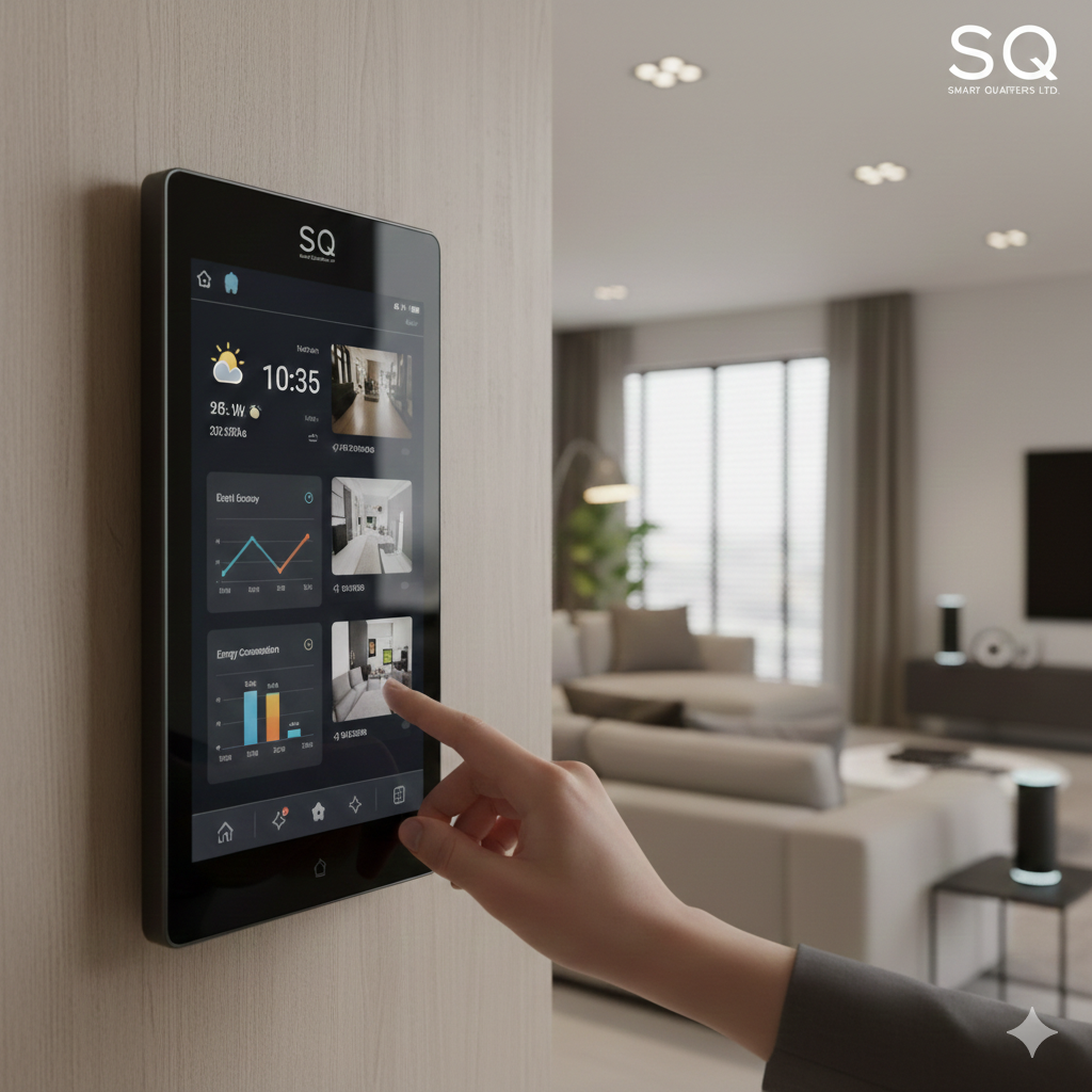 Smart Home Control Dashboard and App Interface